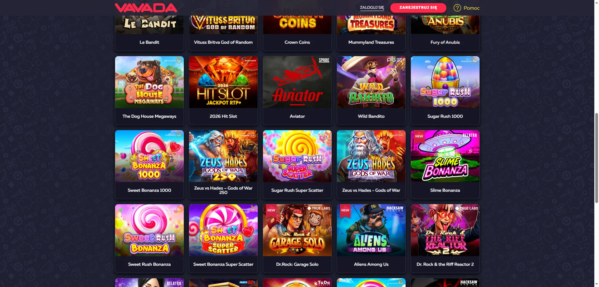 Najlepsze sloty online w Vavada Casino &ndash; tysiące tytuł&oacute;w